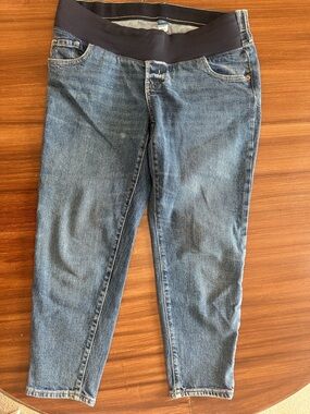 Maternity Old Navy Women's O.G. Straight Leg Jeans -  Blue Denim Size 6 Short